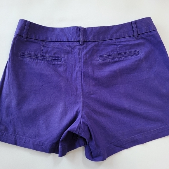 Banana Republic Purple Martin Fit Shorts Size 8 - Picture 8 of 10